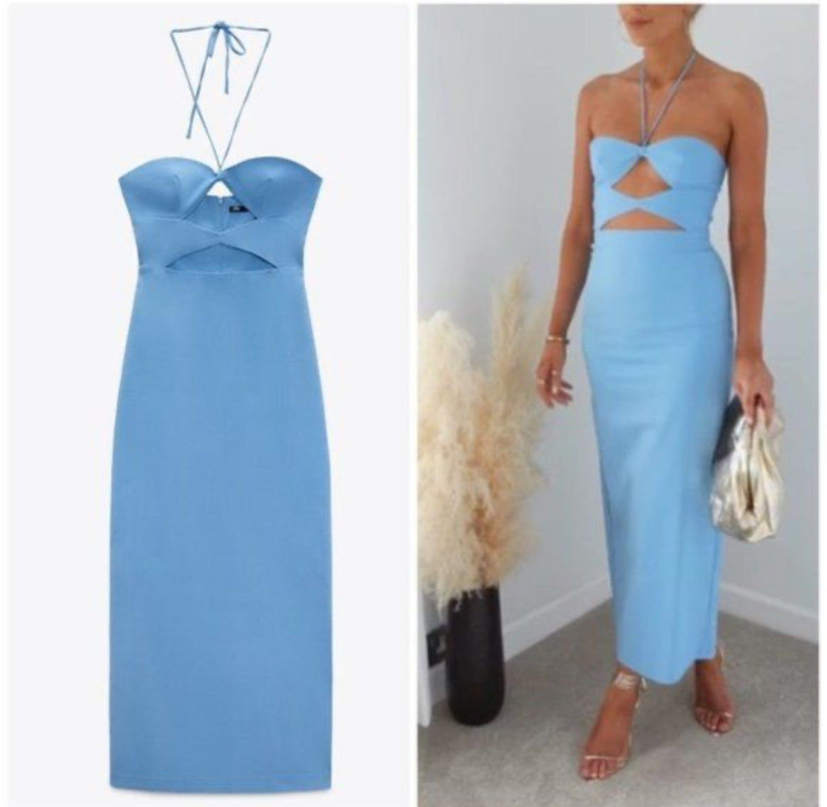 Vestido Zara largo J25SB09