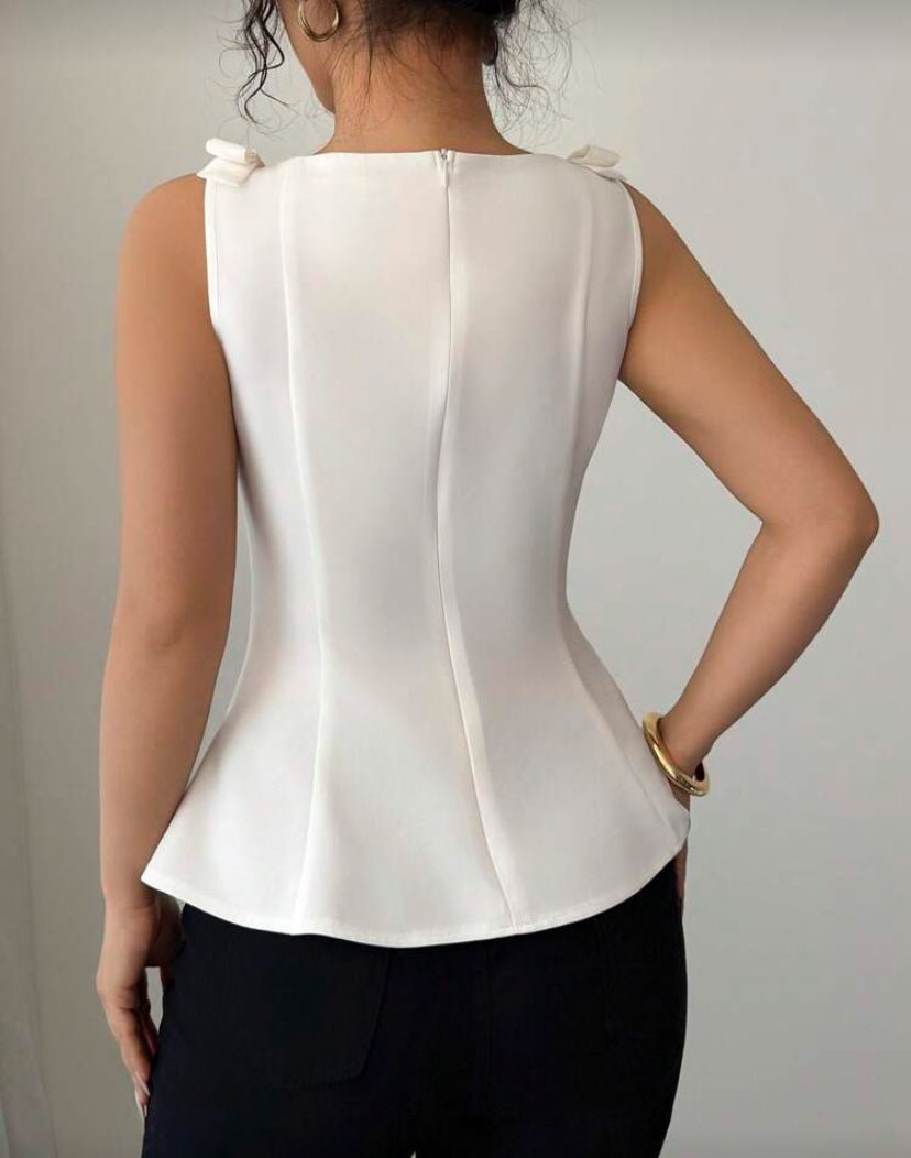 Blusa sin mangas elegantes N25WR06