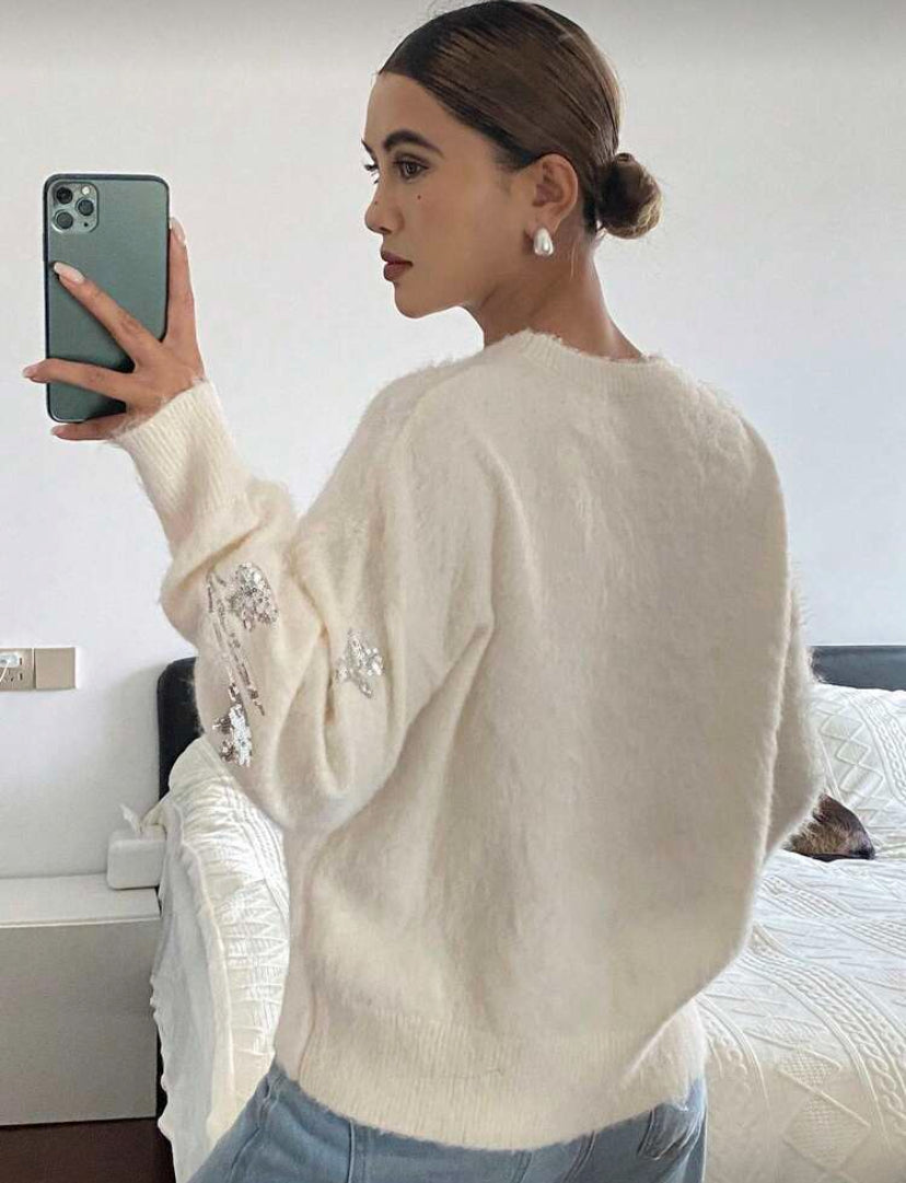 Suéter holgado casual E26XT06