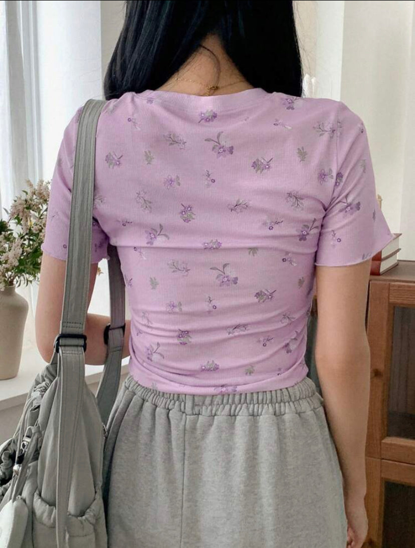 Camiseta de manga corta cuello redondo E25MI06-A25MI06