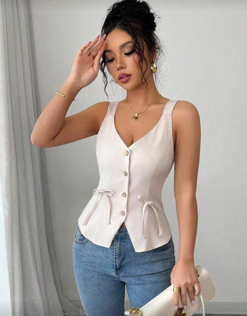 Top de tirantes con cuello O25VY09