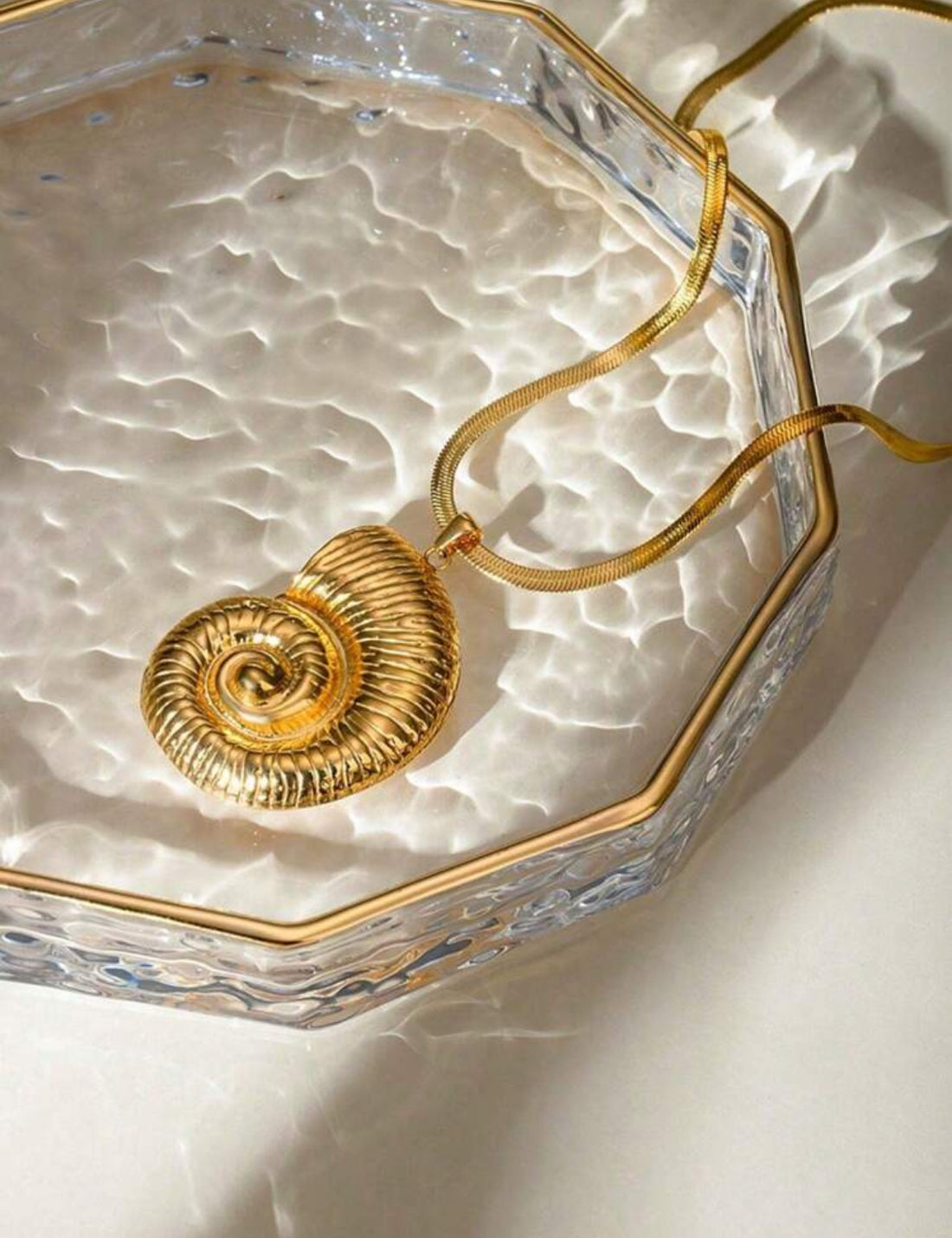 Espiral del Mar Collar de Caracol ACE. AG25TT02