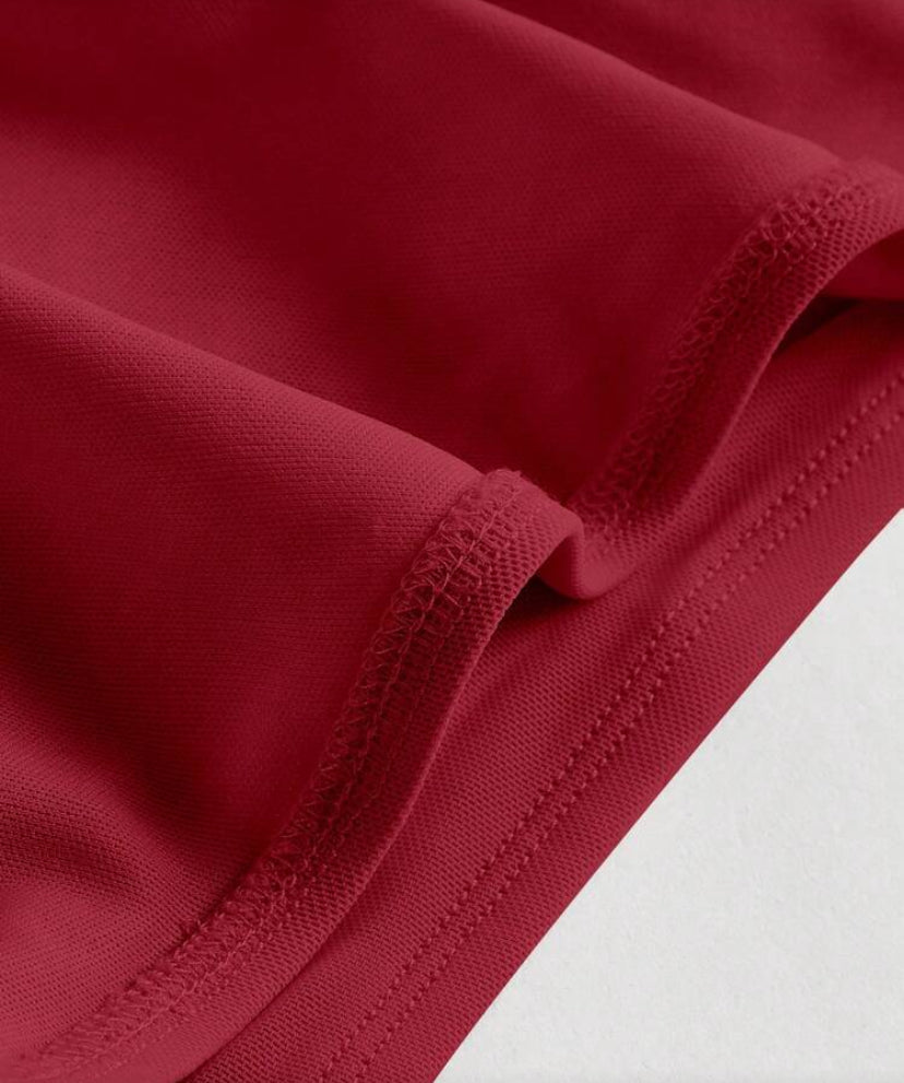 Top crop de un solo hombro E26XS07 🔴