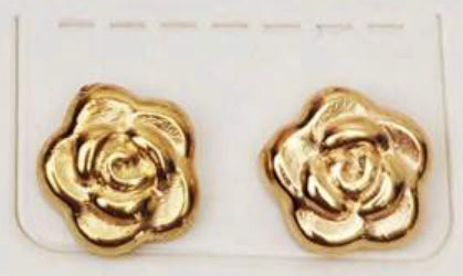 Pendientes de botón con diseños A25QJ09