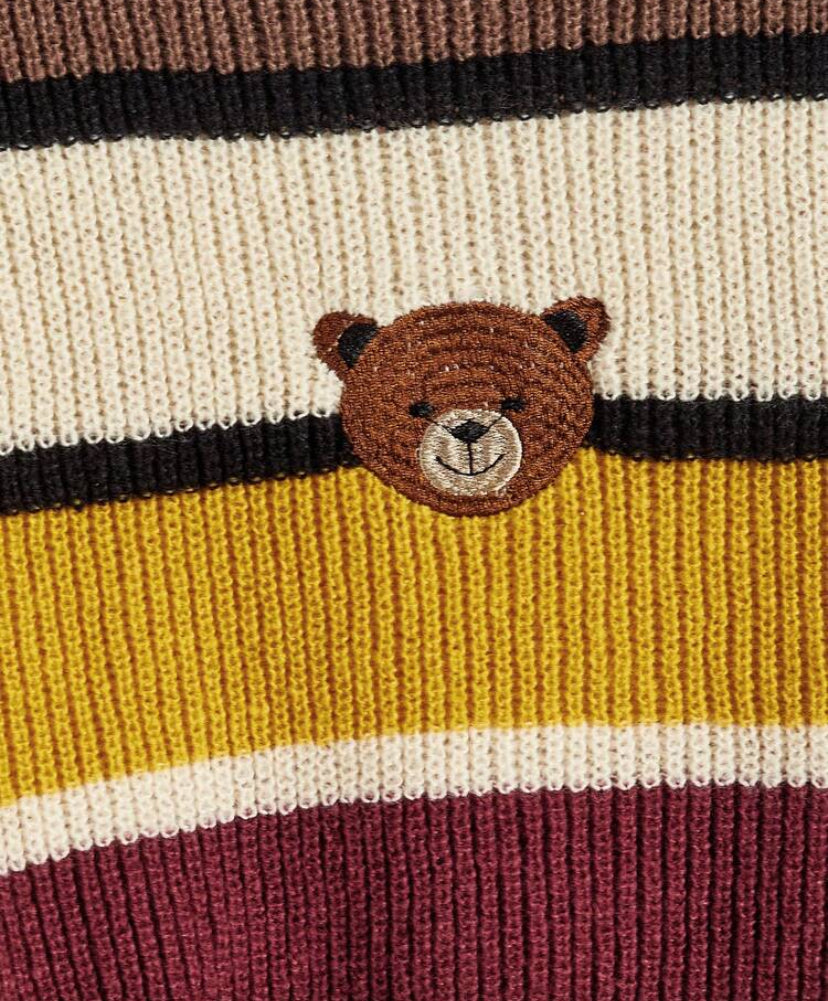 Jersey con bordados de oso E26XT04