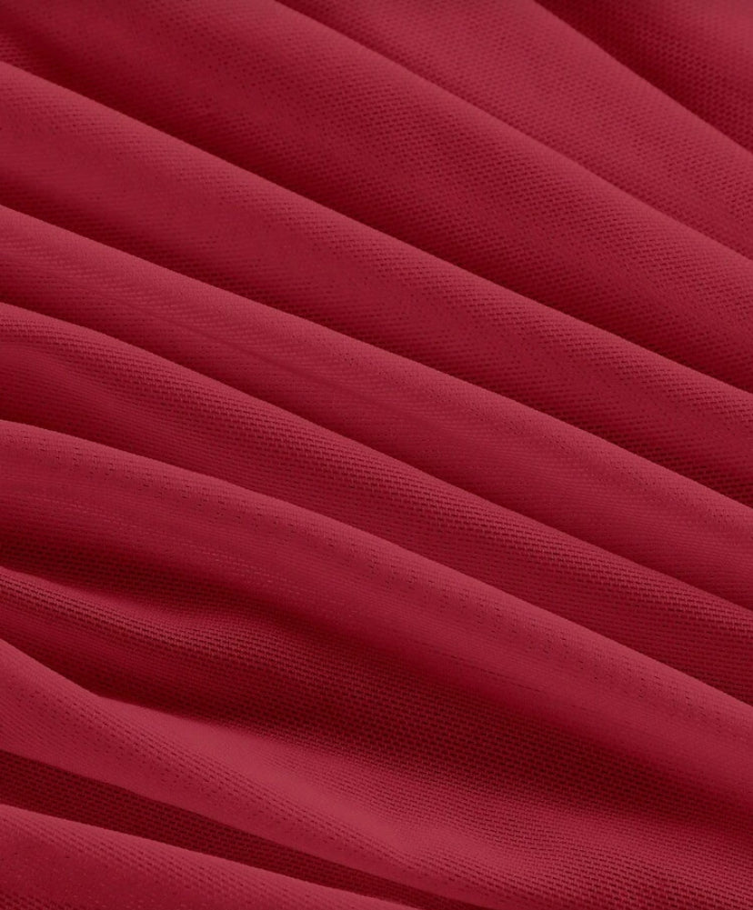 Top crop de un solo hombro E26XS07 🔴