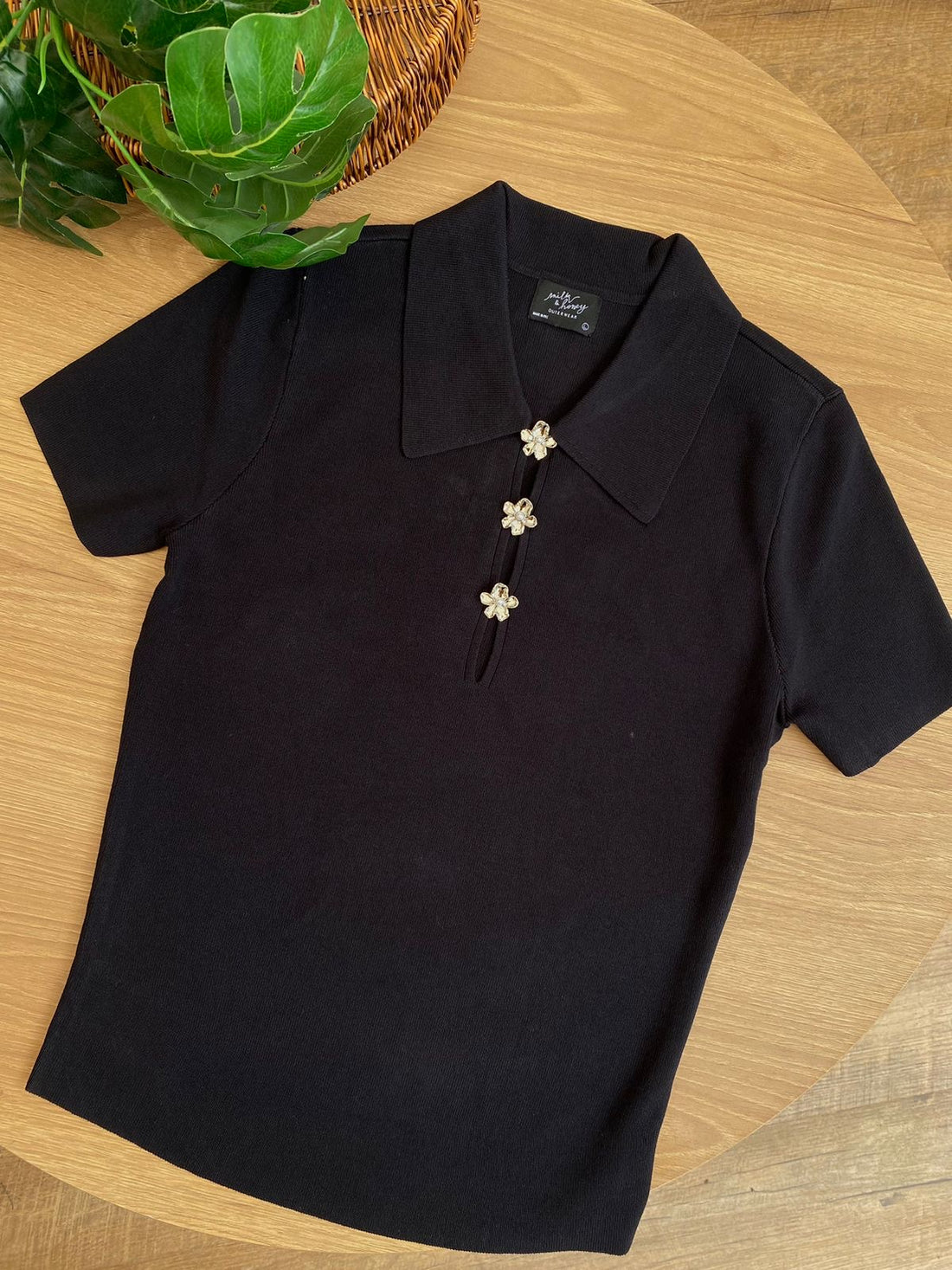 Blusa nocturna floral O25VO08