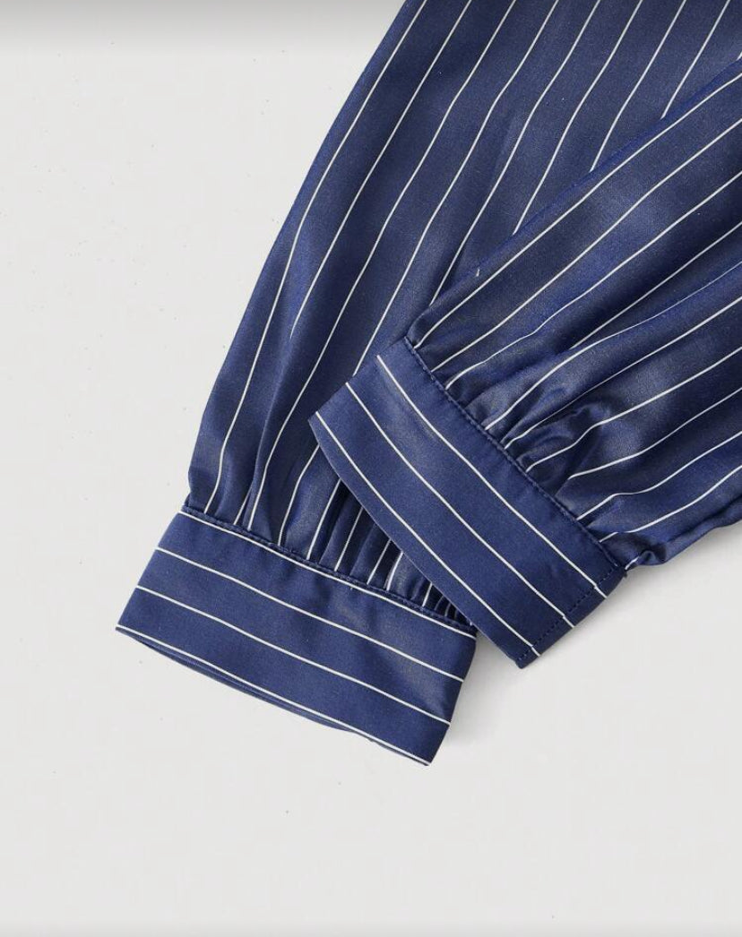 Vestido manga larga con volantes E26XF09