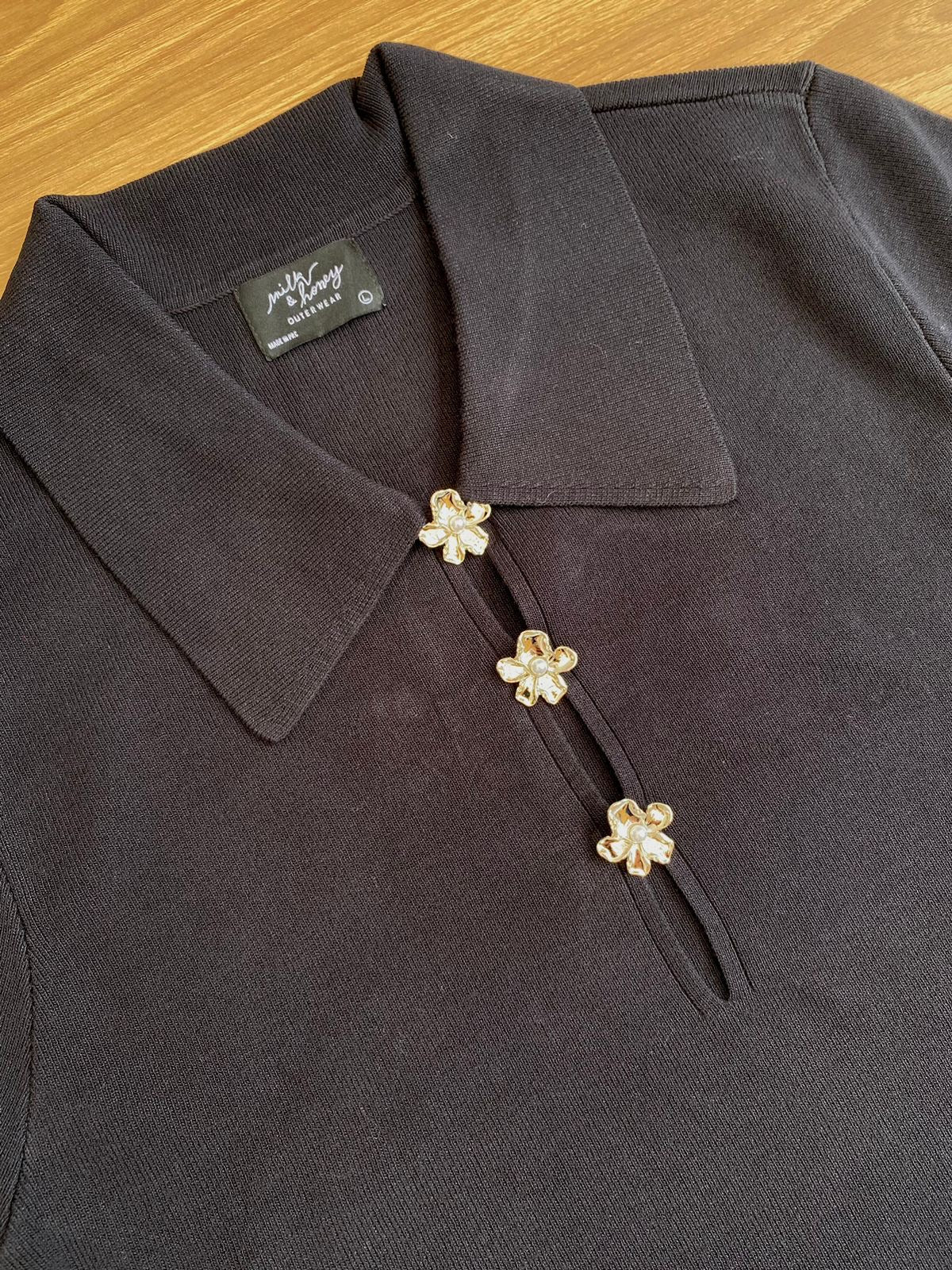 Blusa nocturna floral O25VO08