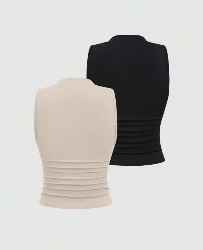 Blusa ajustada con volantes AG25TÑ08