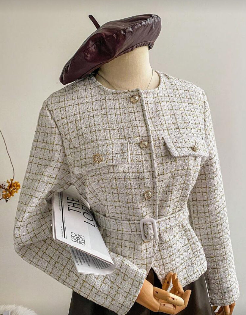 Chaqueta elegante estilo francés E26XJ06