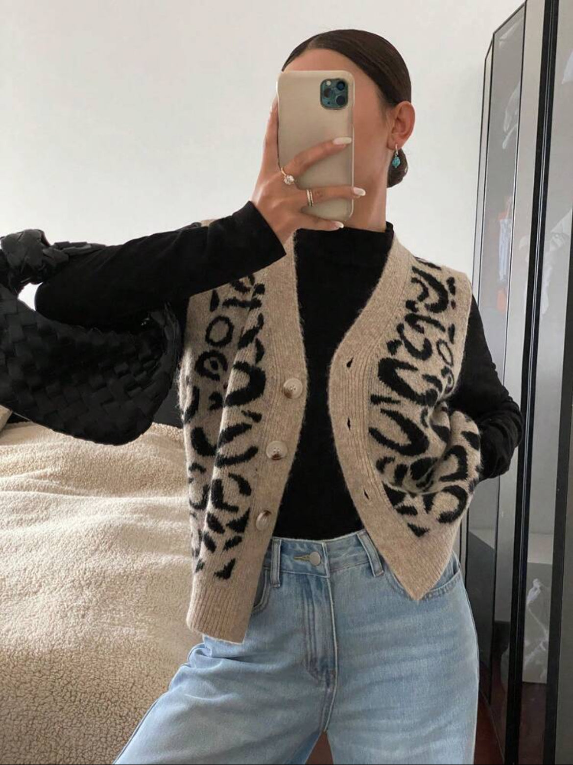 Abracito de lana chaleco de punto AG25TP02