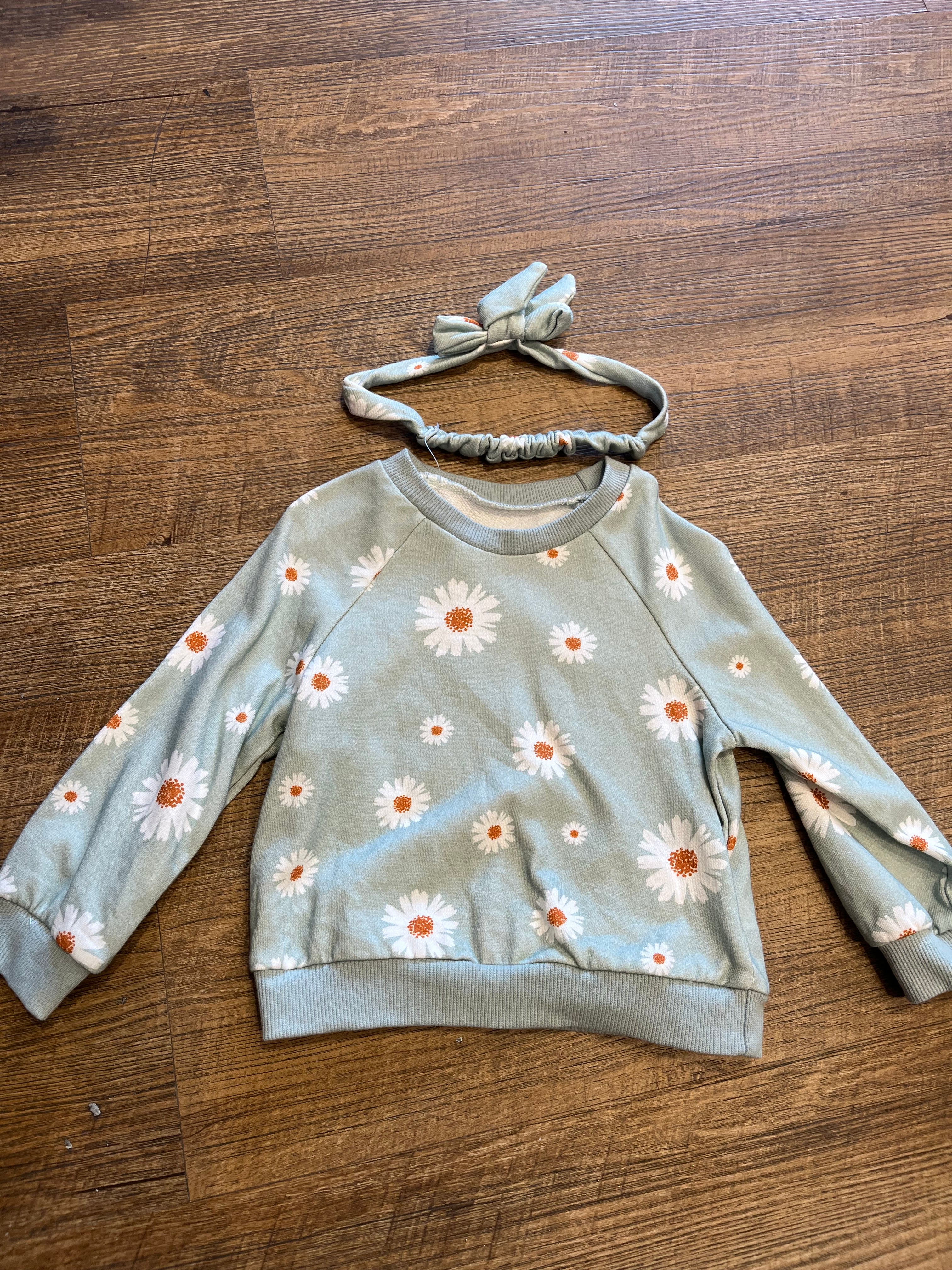 Pantalones deportivos con sudadera con estampado floral AB02