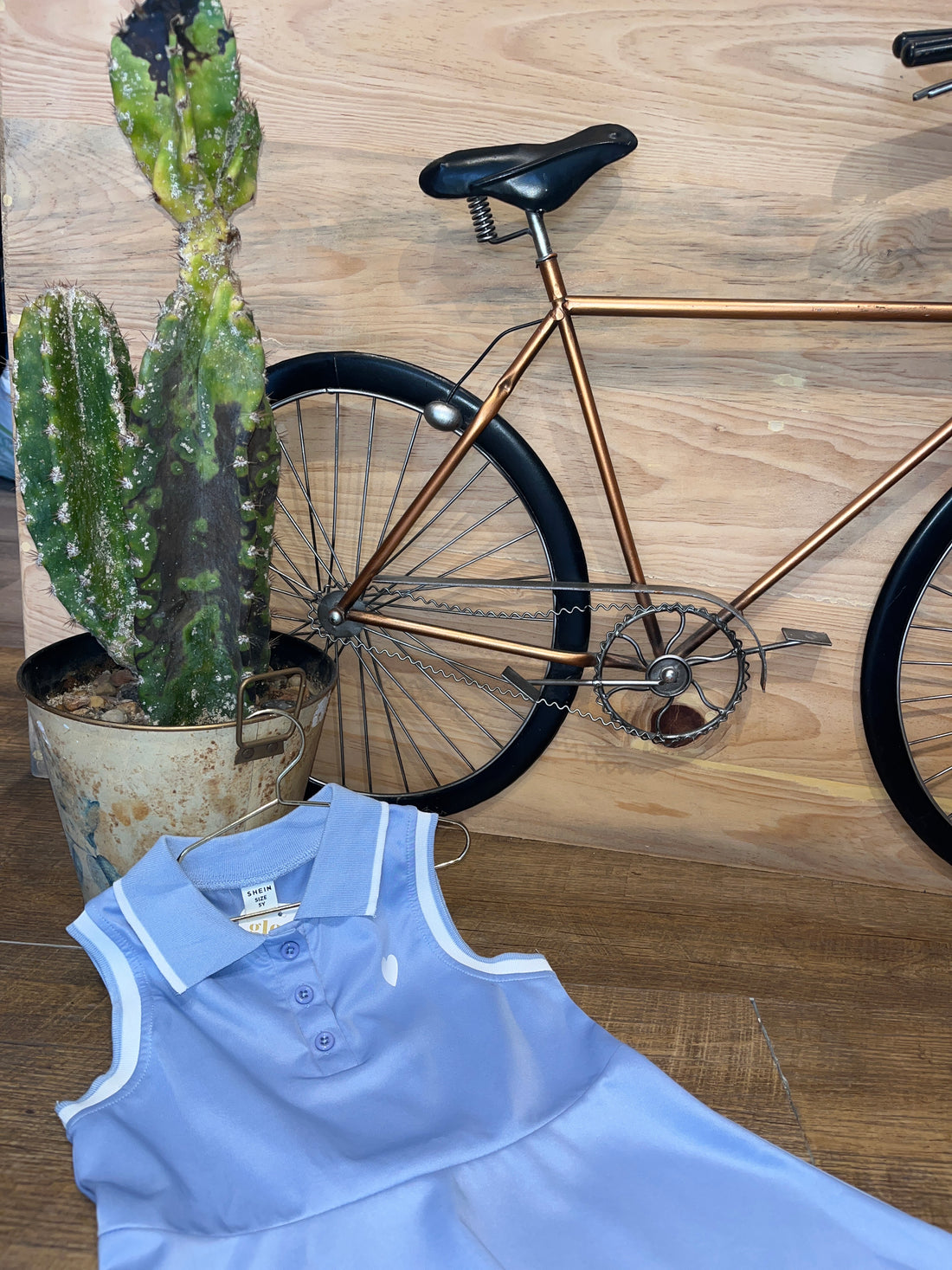 Vestido, con estampado de corazónAO06