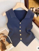 Chaleco de punto para mujer A25QA08