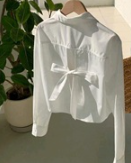 Blusa casual de color liso A25QK04
