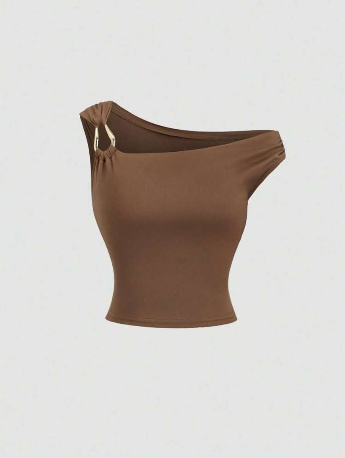 Top tipo camisa asimétrica AG25TP04