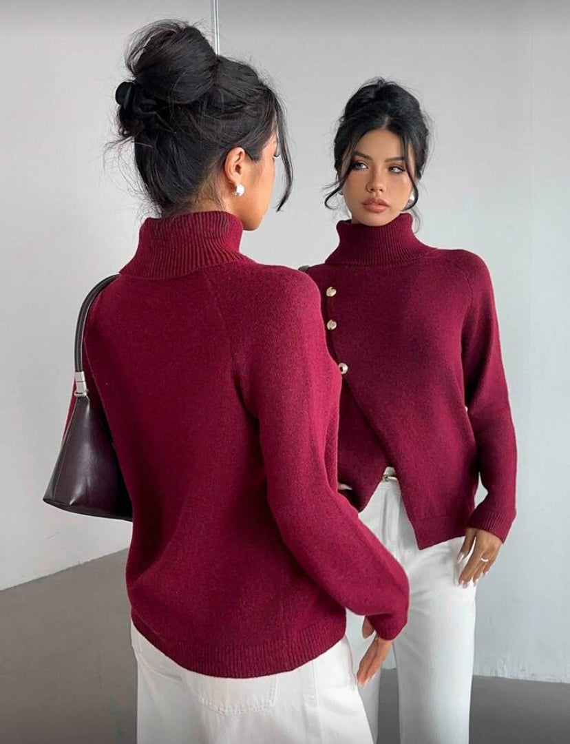 Suéter de cuello alto N25WQ06