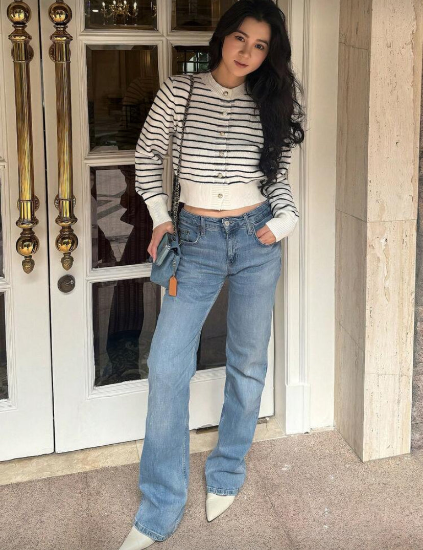 Cárdigan de punto informal F26XX08 💛