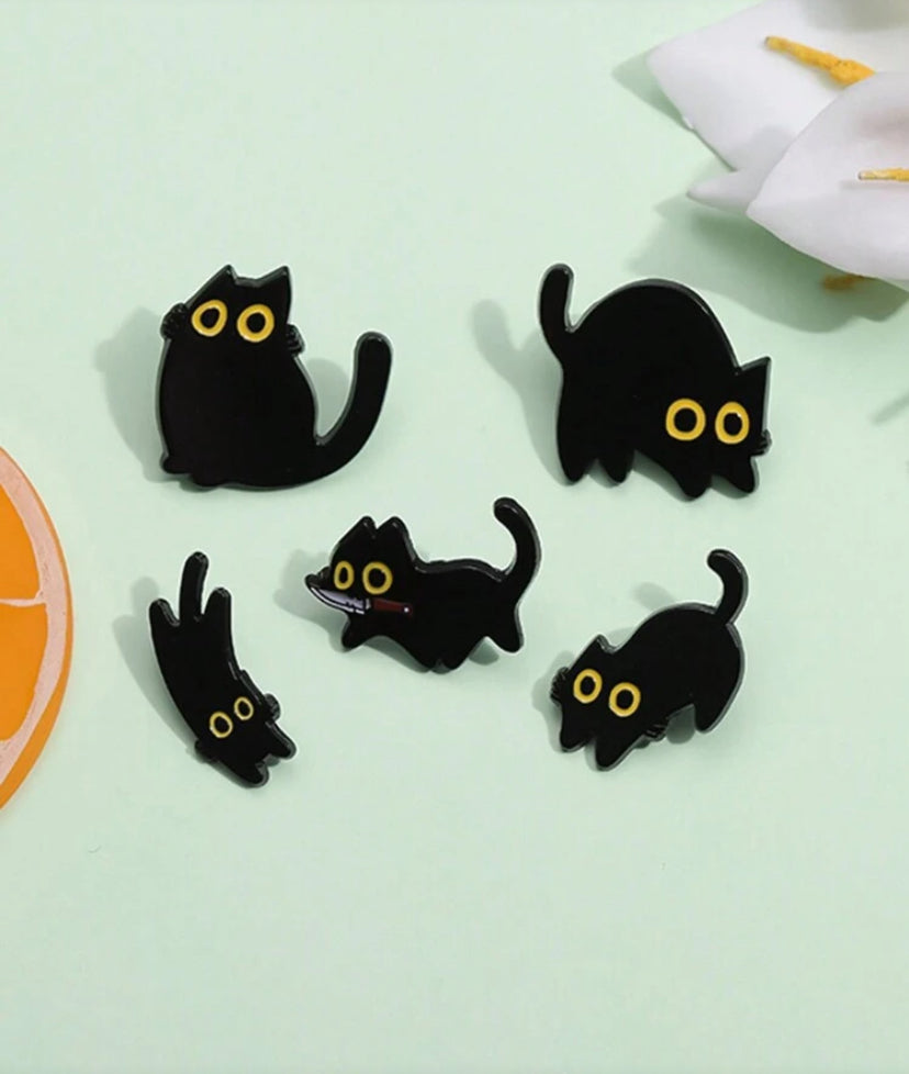 Broche con Diseño de Gato GB03