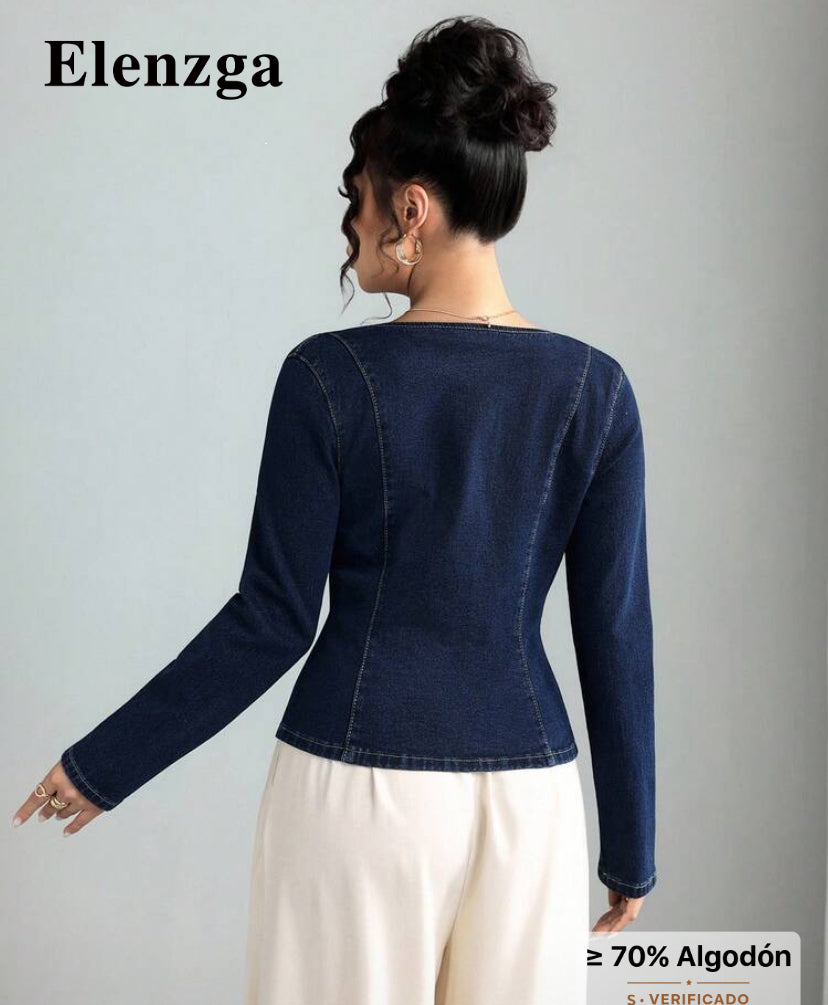 Chaqueta casual con botones E26XÑ08