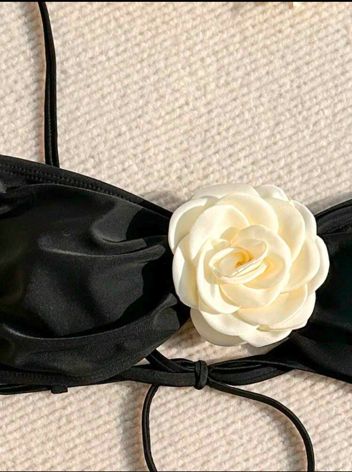 Flor 3D bikini de verano M25ÑY010