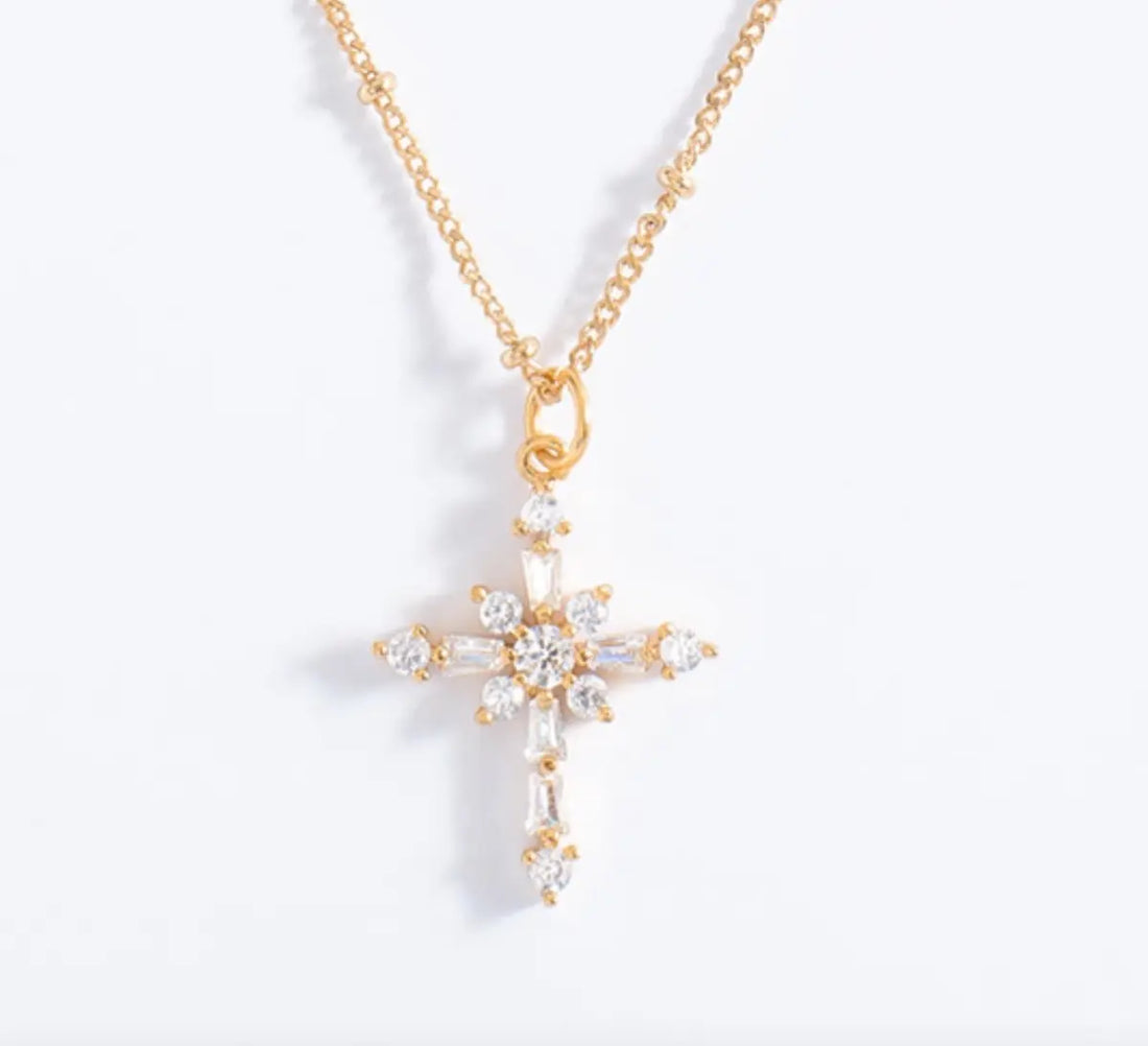Collar Cruz Cristalina S25VE07