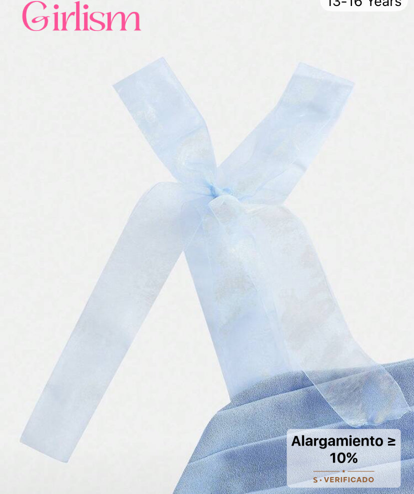 Vestido de tirantes de malla E26XM01