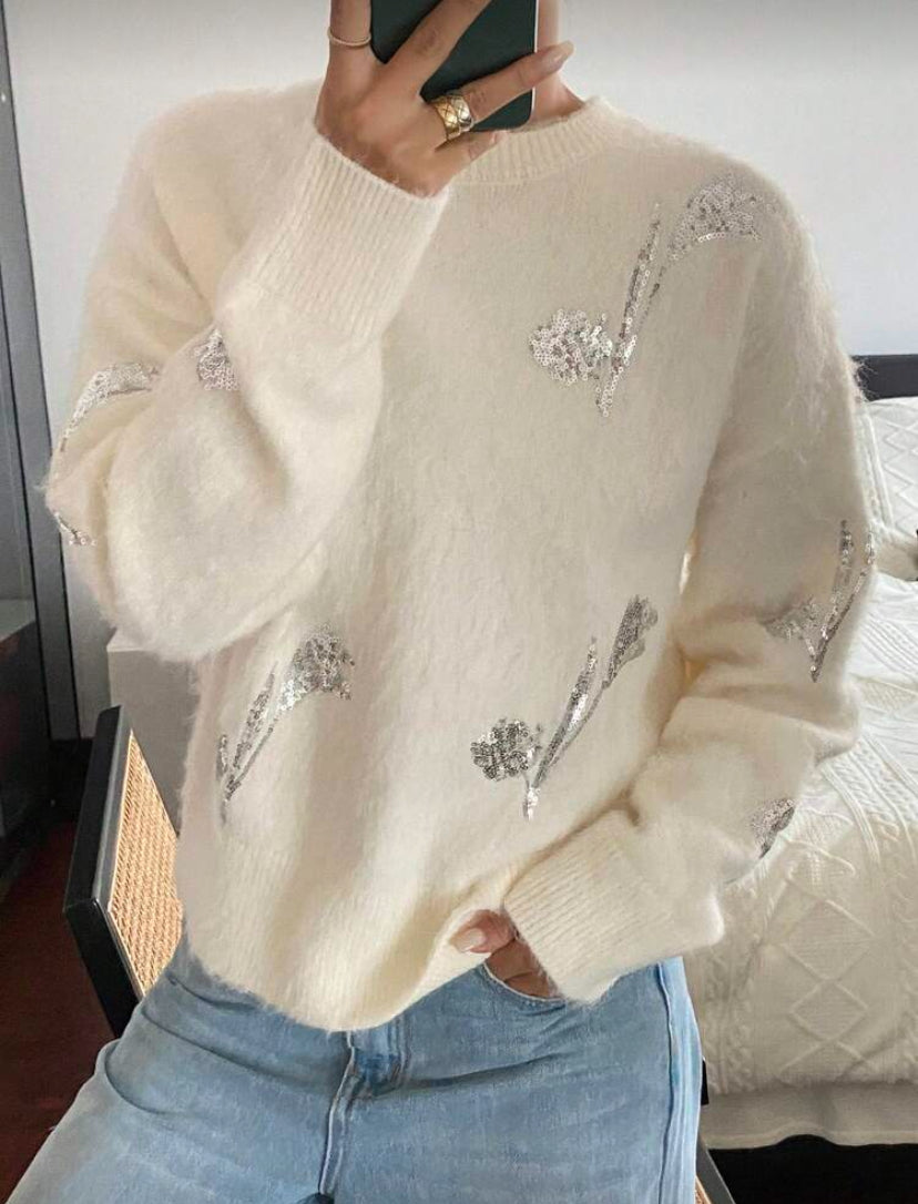 Suéter holgado casual E26XT06