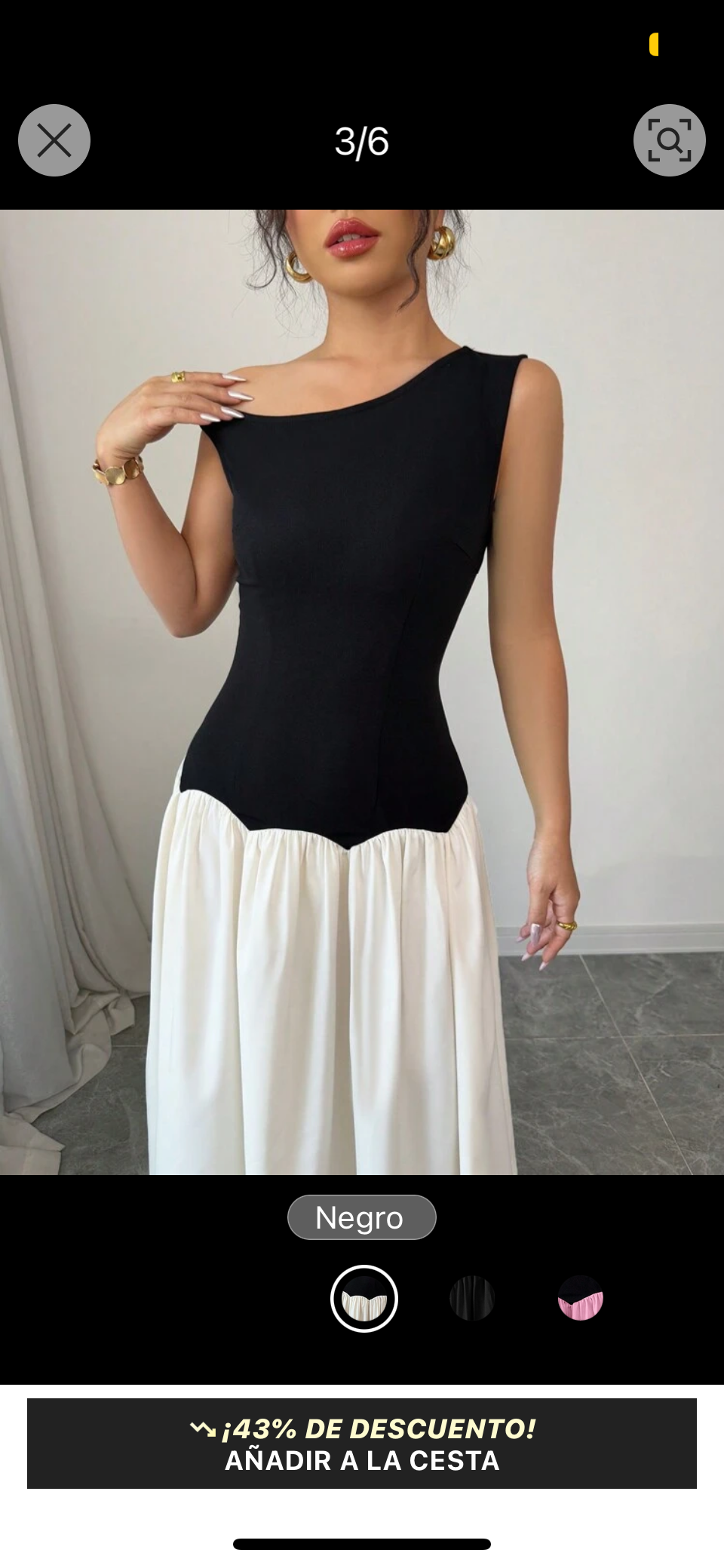 Vestido doble color S25UU05