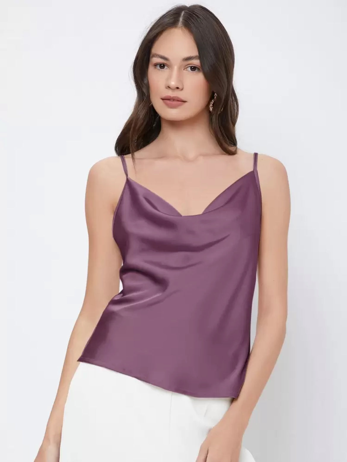 Top de tirantes de cuello desbocado J25QR04