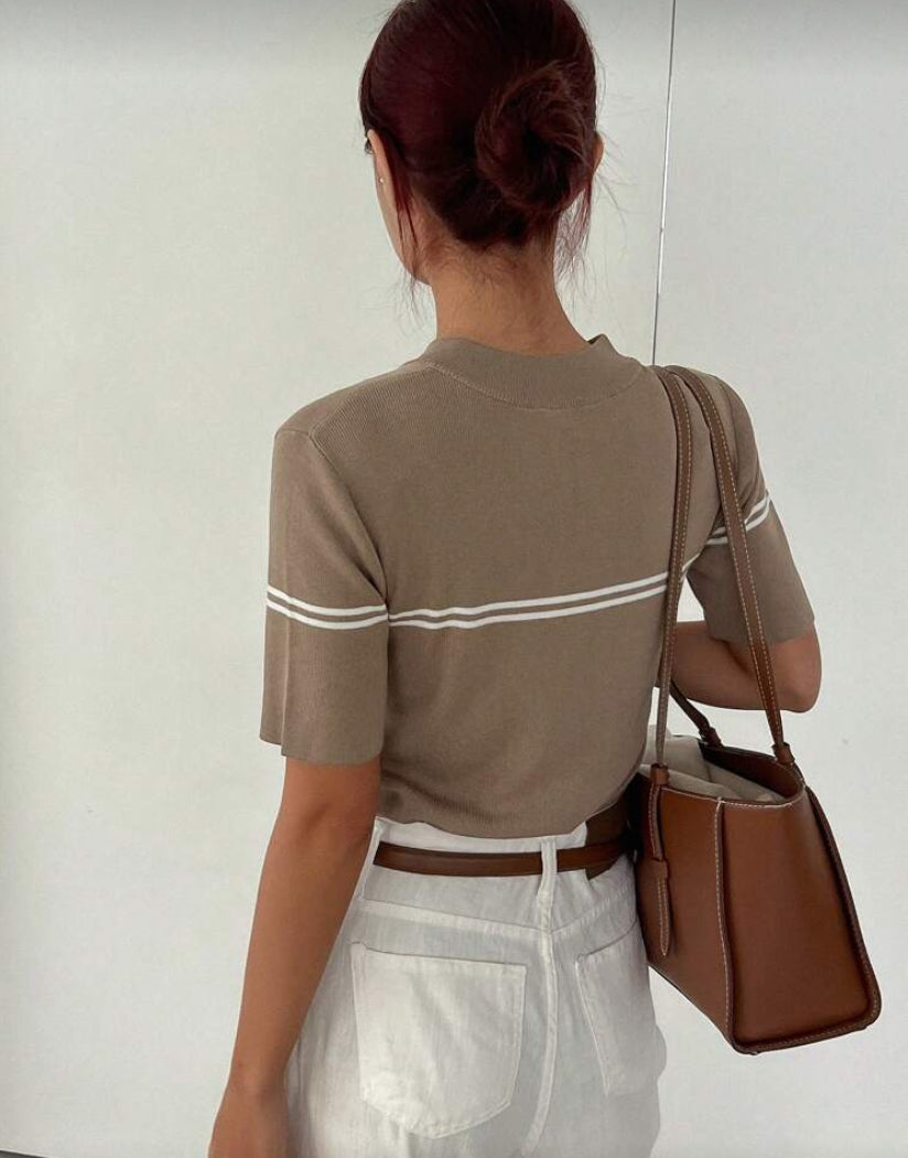 Blusa con cremallera F26YB03