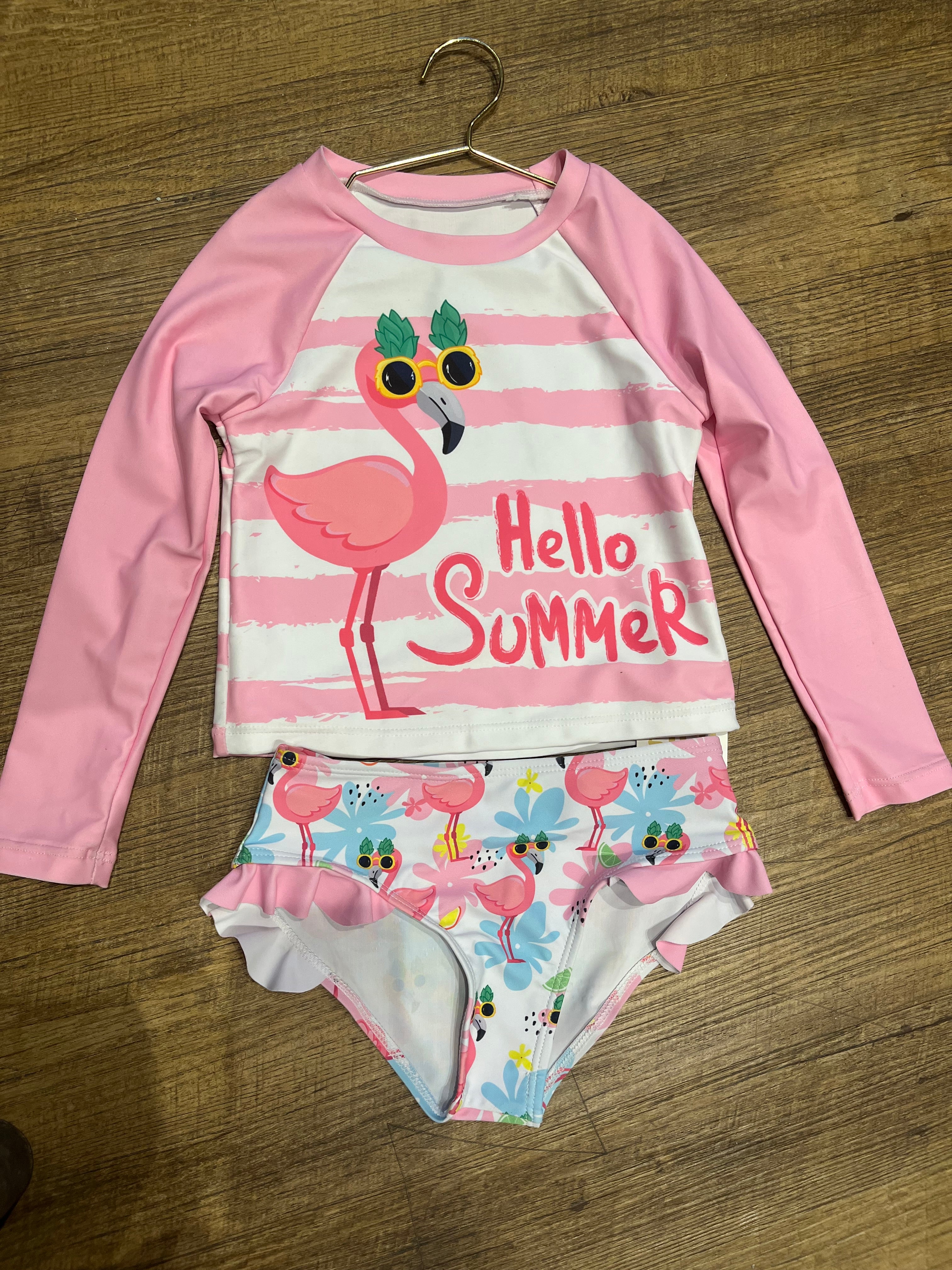 Traje de baño de blusa manga larga AO03