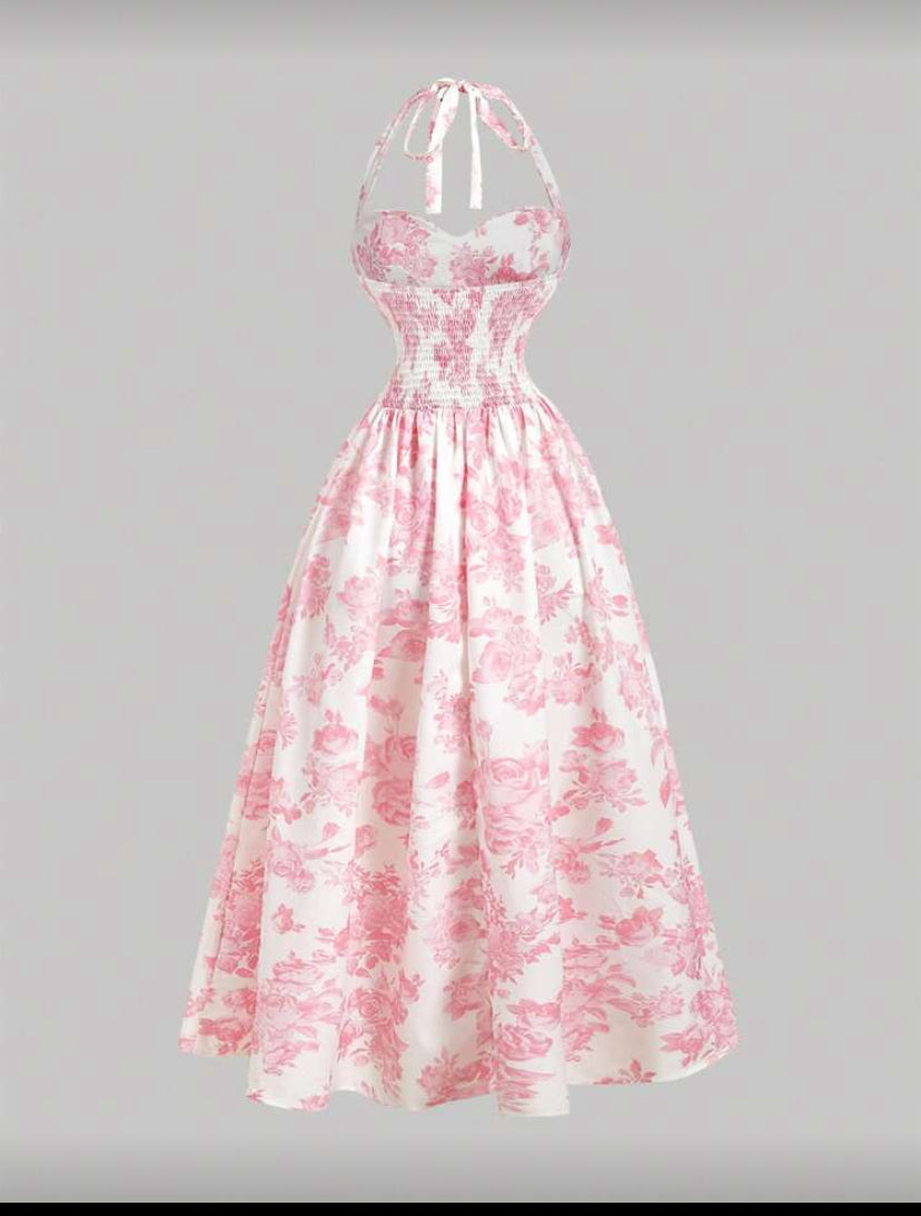 Vestido rosa amor E26XF01