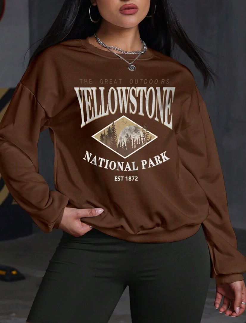 Jersey con estampado de letras E25MI010