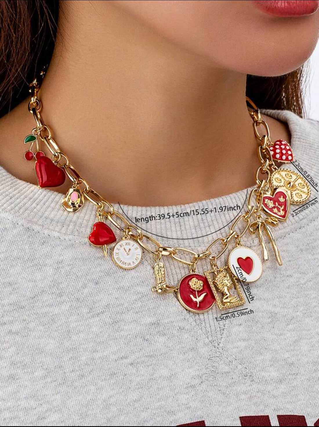 Jardín encantado Collar de charms AG25TS04