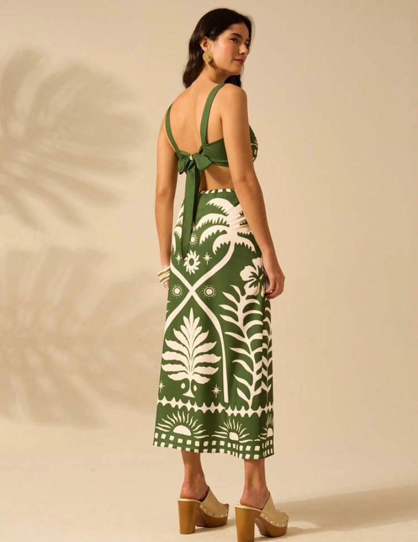 Viento Tropical 2 piezas Conjunto boho tropical de verano M25ÑX04