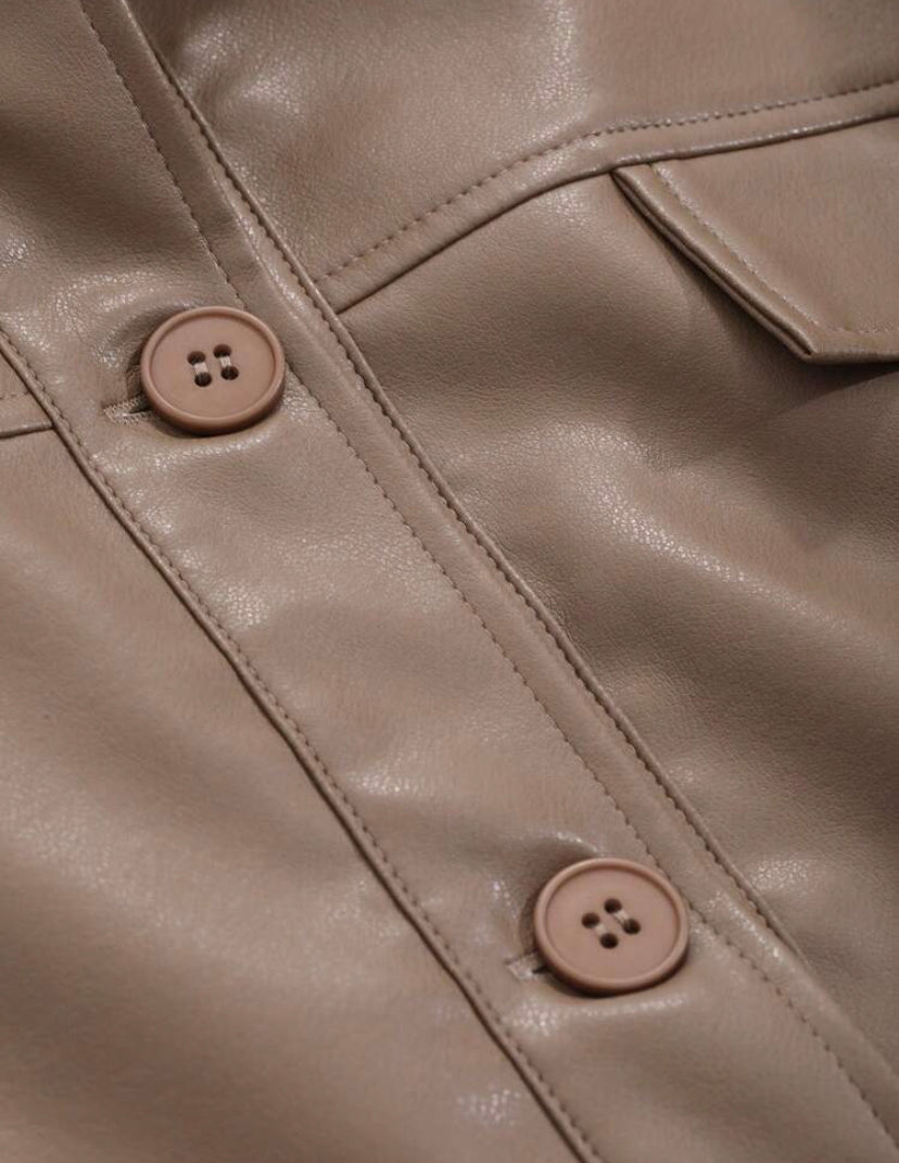 Chaqueta vintage de manga larga con abotonadura E25MN04