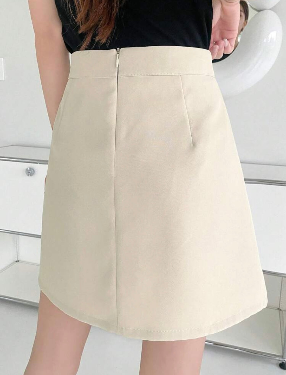 Paseo Urbano skort bajo con abertura M25ÑW07