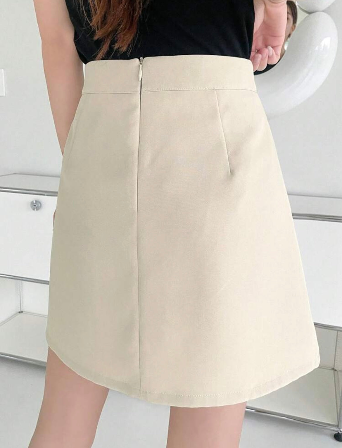 Paseo Urbano skort bajo con abertura M25ÑW07