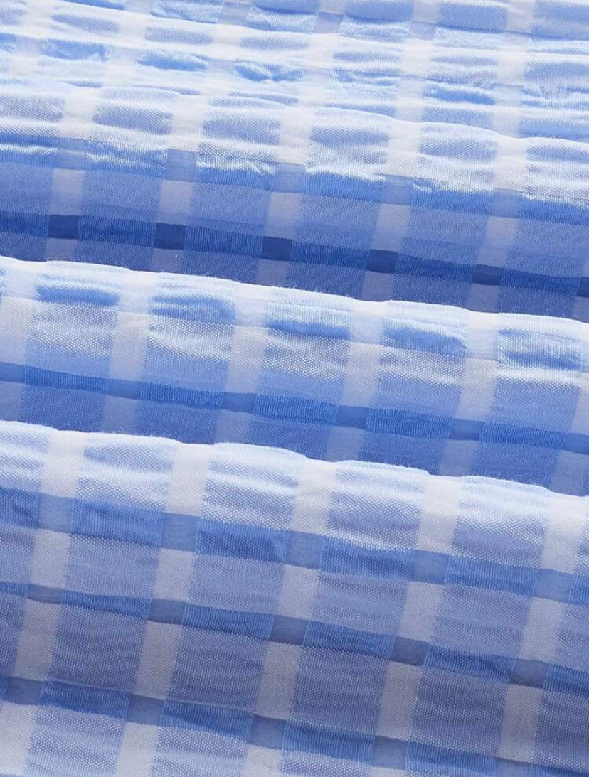 Plenitud Celeste Vestido con cuello M25ÑZ07