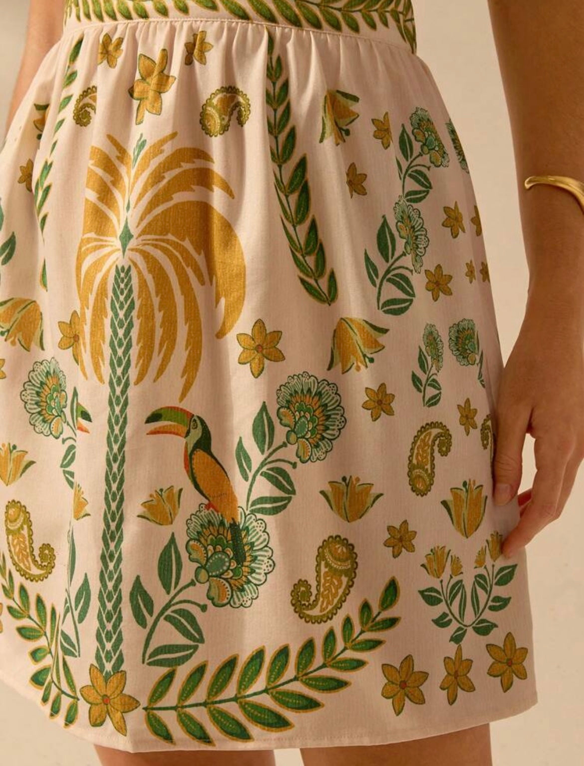 Luz de atardecer Vestido mini casual de verano M25PB010