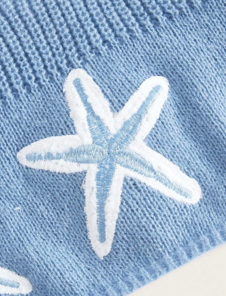 Brilla Estrella Top con estampado de estrellas M25ÑN08