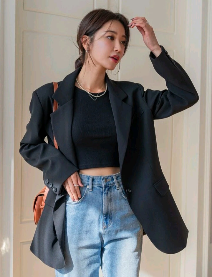 Blazer De Un Solo Botón EG04