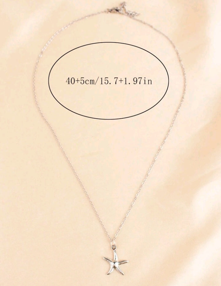 Collar de con Colgante de Estrella de Mar A25QK02