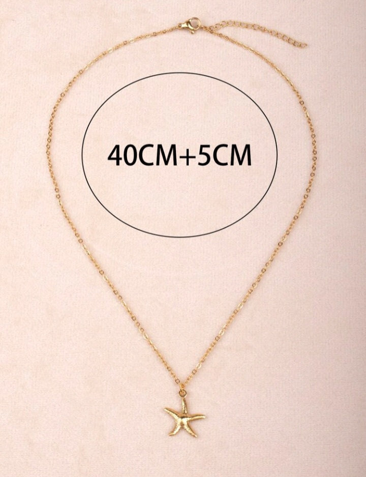 Collar de con Colgante de Estrella de Mar A25QK02