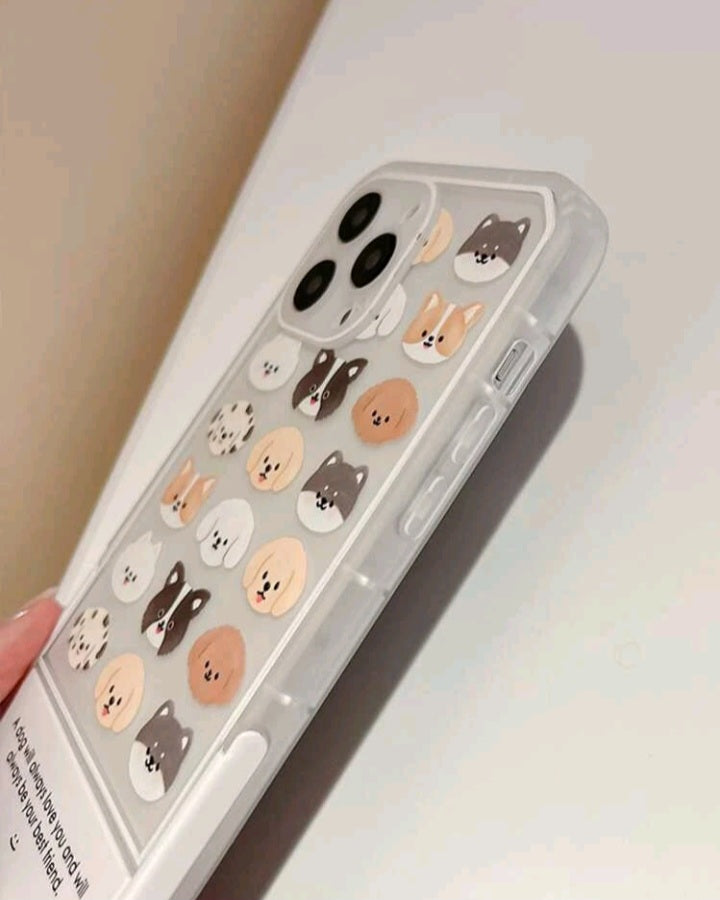 Funda para Móvil con Diseño de Perro y Soporte Invisible (554)