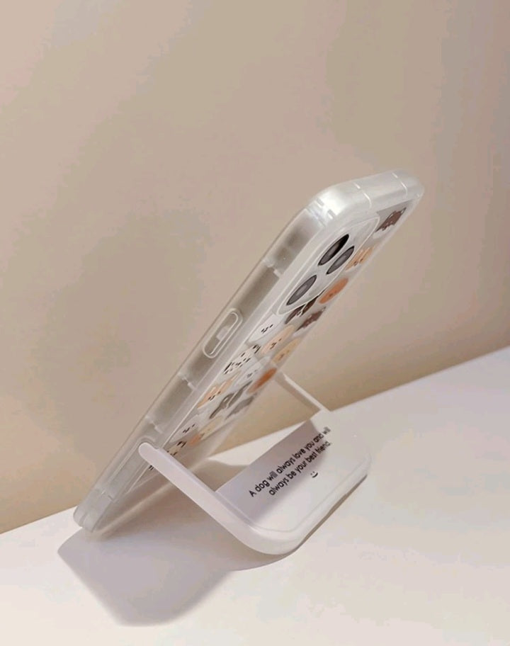 Funda para Móvil con Diseño de Perro y Soporte Invisible (554)