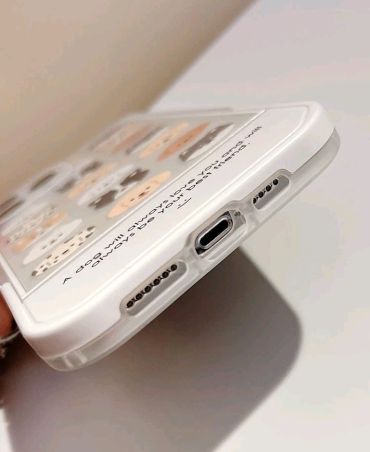 Funda para Móvil con Diseño de Perro y Soporte Invisible (554)