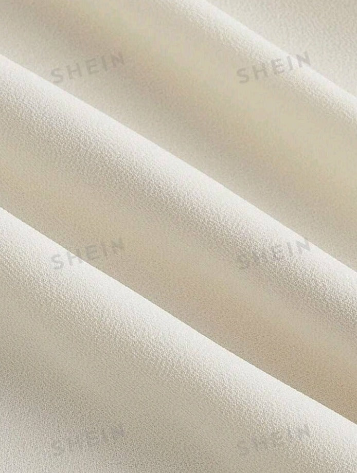 Vestido plus con mangas de farol II07